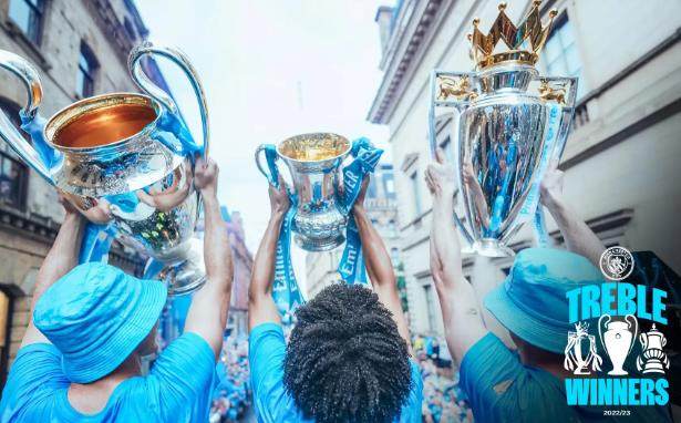 1710625452218088459.png 兵不血刃拿下纽卡,曼城能否再现三冠王神迹?