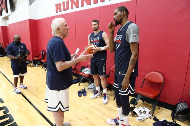 九游体育-KD对美国队有多重要？波波：他要不来我就哭着求他